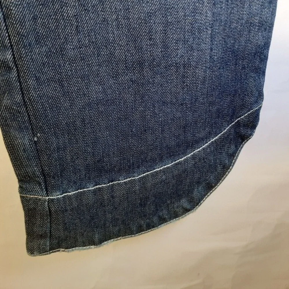 Y2K Rocawear Girl Jeans 4 Bootcut Belt Embroidery Rhinestone‎ Urban Distressed